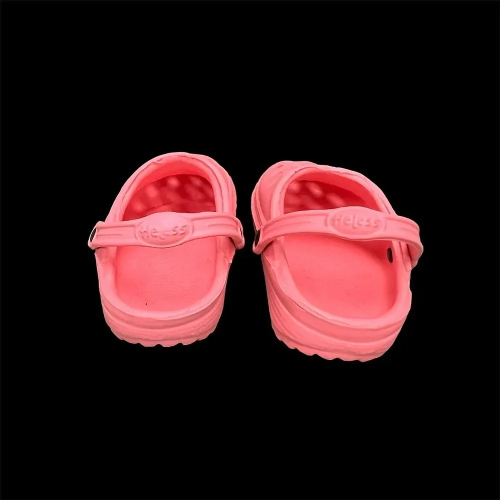 2pcs Pet Cat Kitty Clogs‎ Shoes In Coral - 404